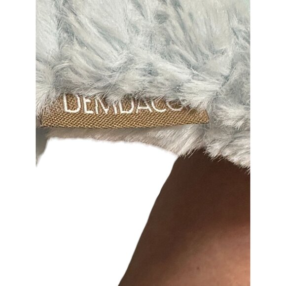 Demdaco NWT Blue Cow Lovey Security Blanket Soother Flat Rattle - Picture 5 of 8